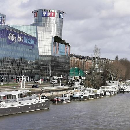 Logement Vue Sur La Seine Boulogne-Billancourt Exterior foto